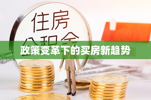 吴起政策变革下的买房新趋势