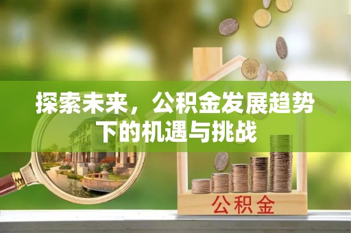 吴起探索未来，公积金发展趋势下的机遇与挑战